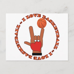 POSTAL ME ENCANTA EL RÓTULO DE BALONCESTO