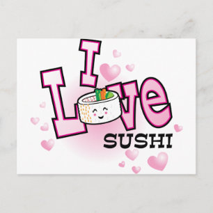 Postal Me encanta el sushi