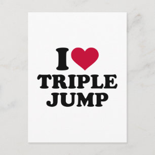 Postal Me encanta el triple salto