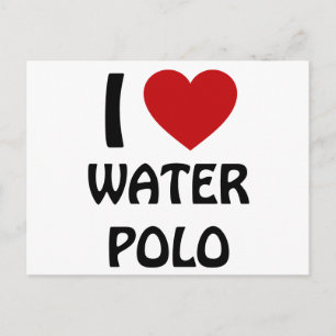 Postal Me encanta el waterpolo