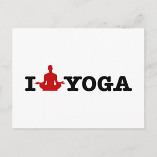 Postal Me encanta el yoga