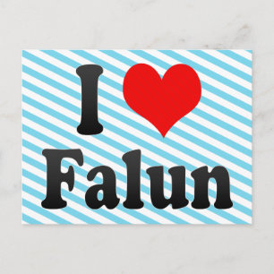 Postal Me Encanta Falun, Suecia. Jag Alskar Falun, Suecia