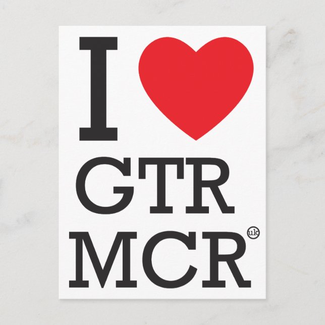 Postal Me encanta GTR MCR (Anverso)