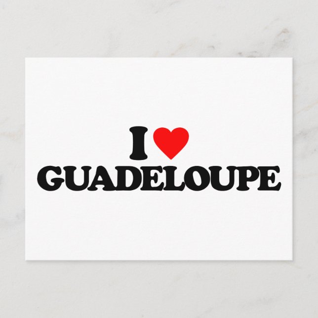 POSTAL ME ENCANTA GUADELOUPE (Anverso)