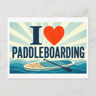 Postal "Me [encanta] hacer paddleboarding"