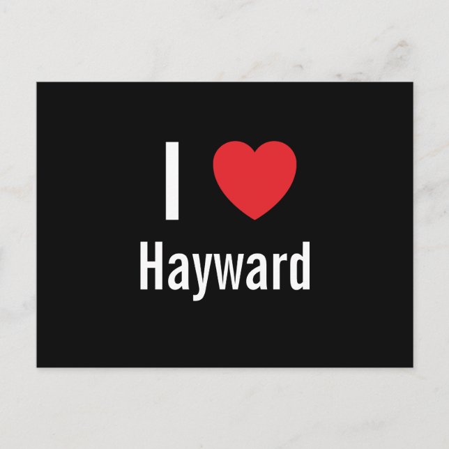 Postal Me encanta Hayward (Anverso)