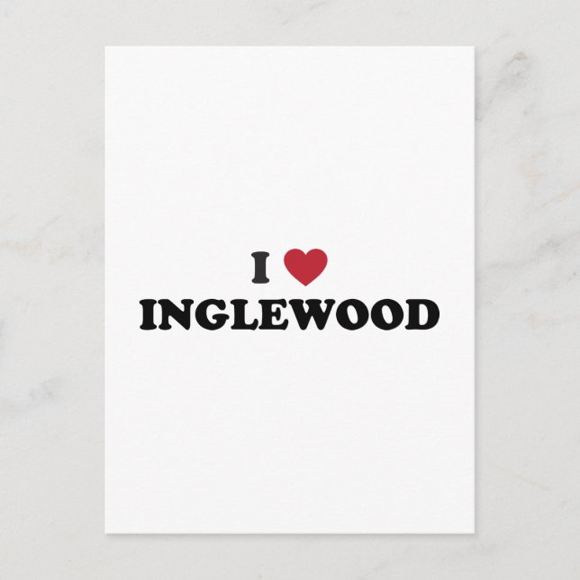 Postal Me encanta Inglewood California (Anverso)