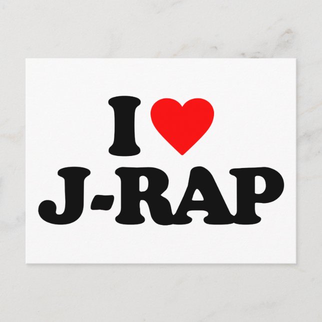 POSTAL ME ENCANTA J-RAP (Anverso)