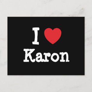 Postal Me encanta Karon heart T-Shirt