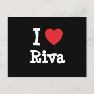 Postal Me encanta la camiseta de Riva