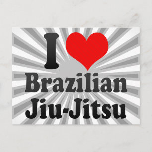 Postal Me encanta la Jiu-Jitsu brasileña