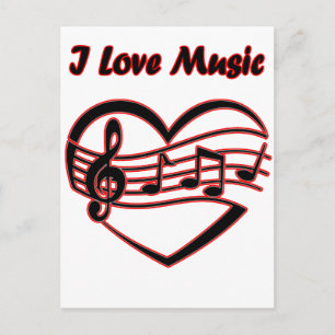 Postal Me encanta la música