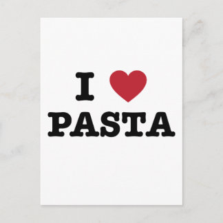 Postal Me encanta la pasta