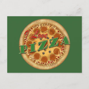 Postal Me encanta la pizza