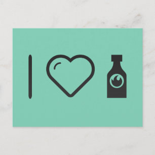 Postal Me Encanta La Salsa Caliente