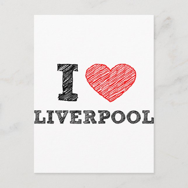 Postal Me encanta Liverpool (Anverso)