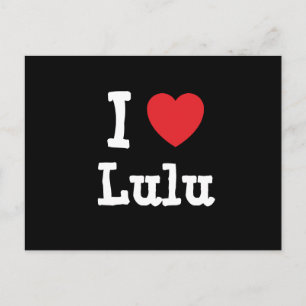 Postal Me encanta Lulu heart T-Shirt