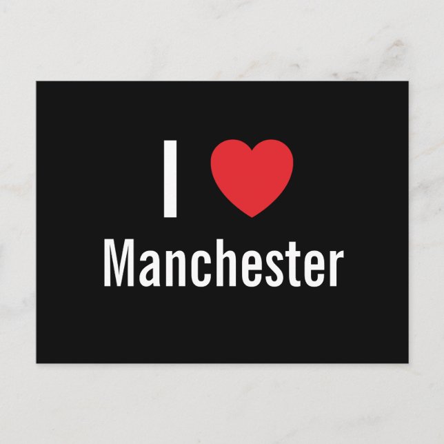 Postal Me encanta Manchester (Anverso)