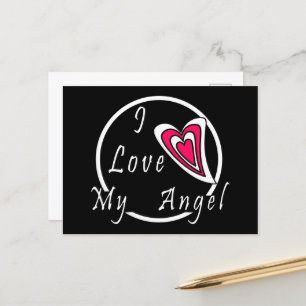 Postal Me encanta mi ángel