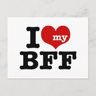 Postal Me encanta mi BFF