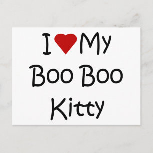 Postal Me encanta mi Boo Boo Kitty