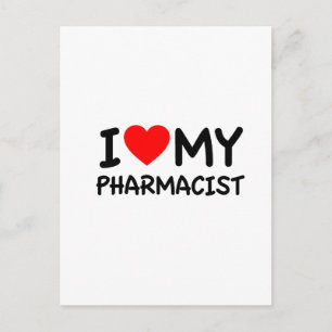 Postal Me encanta mi farmacéutico