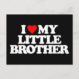 POSTAL ME ENCANTA MI HERMANO PEQUEÑO