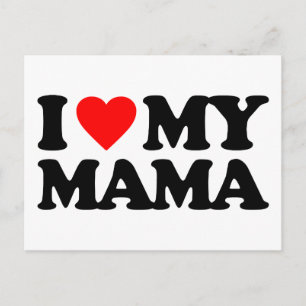 POSTAL ME ENCANTA MI MAMA