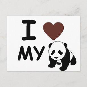 POSTAL ME ENCANTA MI OSO PANDA