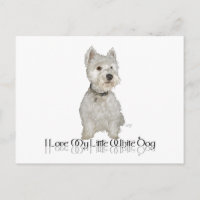 Me Encanta Mi Perro Blanco Pequeño - Westie