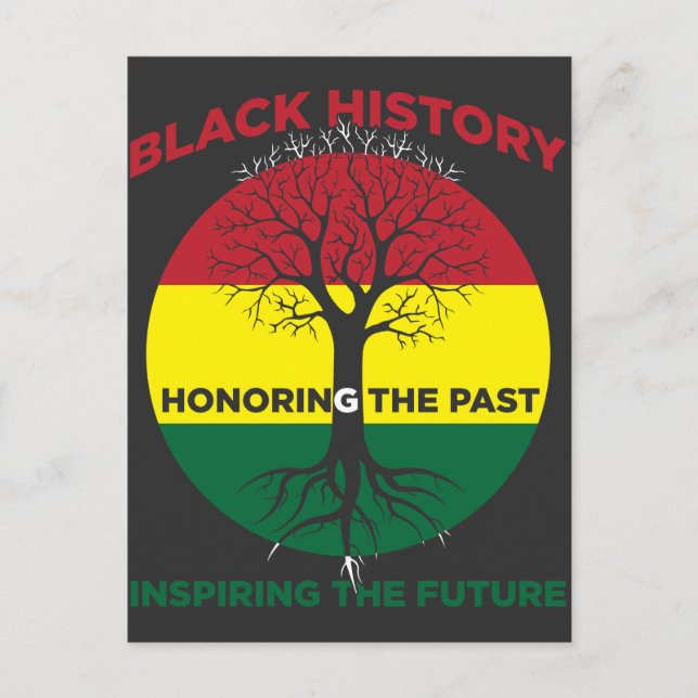 Postal Me encanta mi raíz Orgullo África África Orgullosa (Anverso)