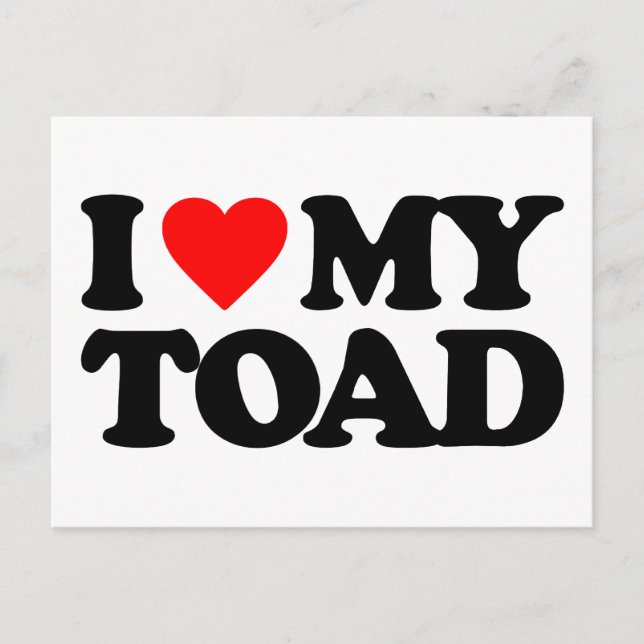 POSTAL ME ENCANTA MI TOAD (Anverso)