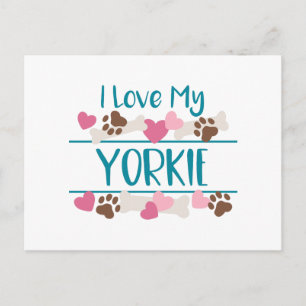 Postal Me encanta mi Yorkie