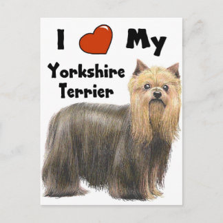 Postal Me encanta mi Yorkie