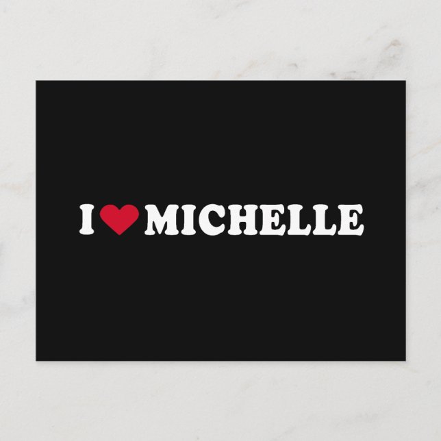 POSTAL ME ENCANTA MICHELLE (Anverso)