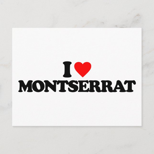 POSTAL ME ENCANTA MONTSERRAT (Anverso)