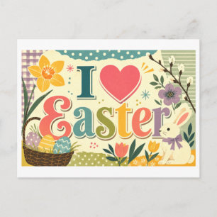 Postal "Me [encanta] Pascua"