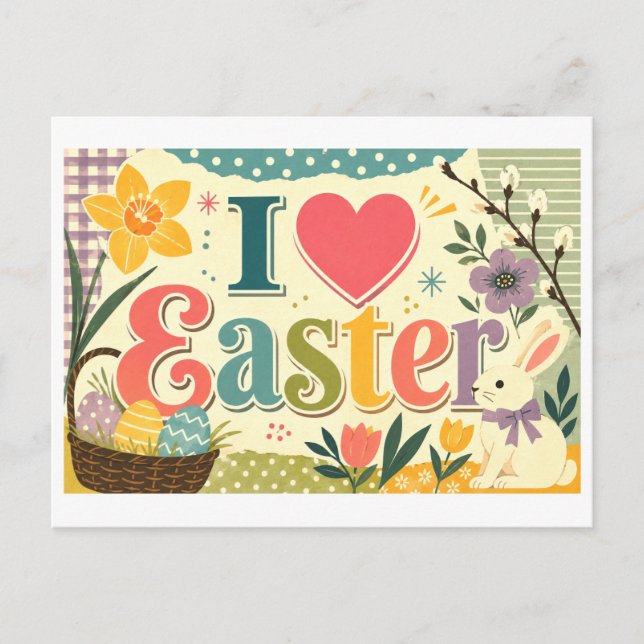 Postal "Me [encanta] Pascua" (Anverso)