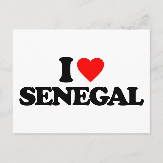 POSTAL ME ENCANTA SENEGAL (Anverso)