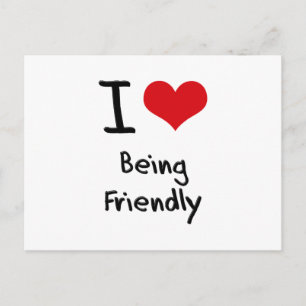 Postal Me Encanta Ser Amigable