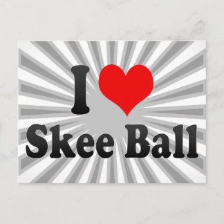 Postal Me encanta Skee Ball