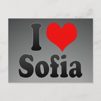 Postal Me encanta Sofía