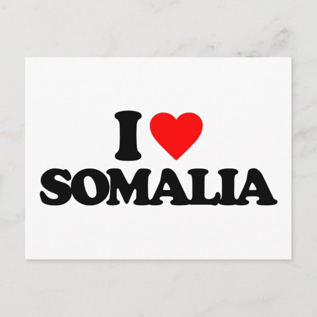 POSTAL ME ENCANTA SOMALIA (Anverso)