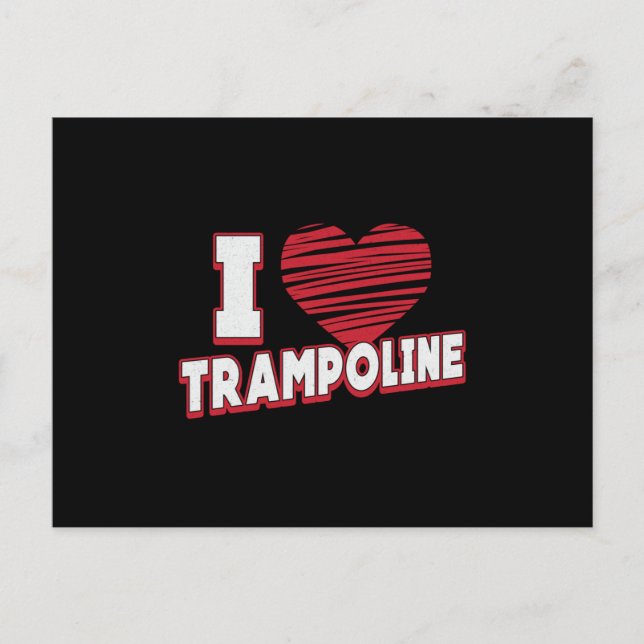Postal Me Encanta Trampoline Jumper Jump Gymnast Trampoli (Anverso)