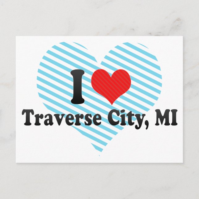Postal Me encanta Traverse City, MI (Anverso)