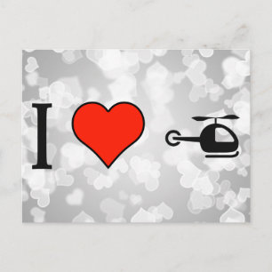 Postal Me Encanta Volar Con Helicóptero