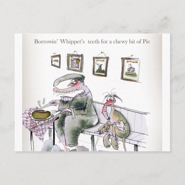 Postal Me encanta yorkshire tomando prestado los dientes  (Anverso)