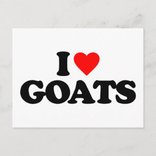 POSTAL ME ENCANTAN LAS CABRAS
