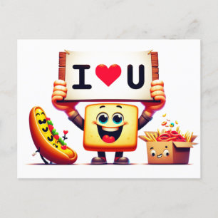 Postal Me Encantan Las Cartas