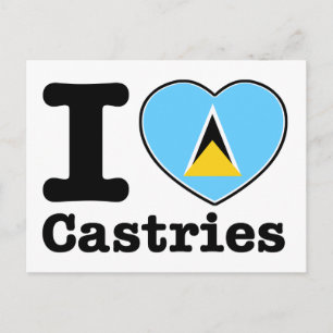 Postal Me encantan las Castries